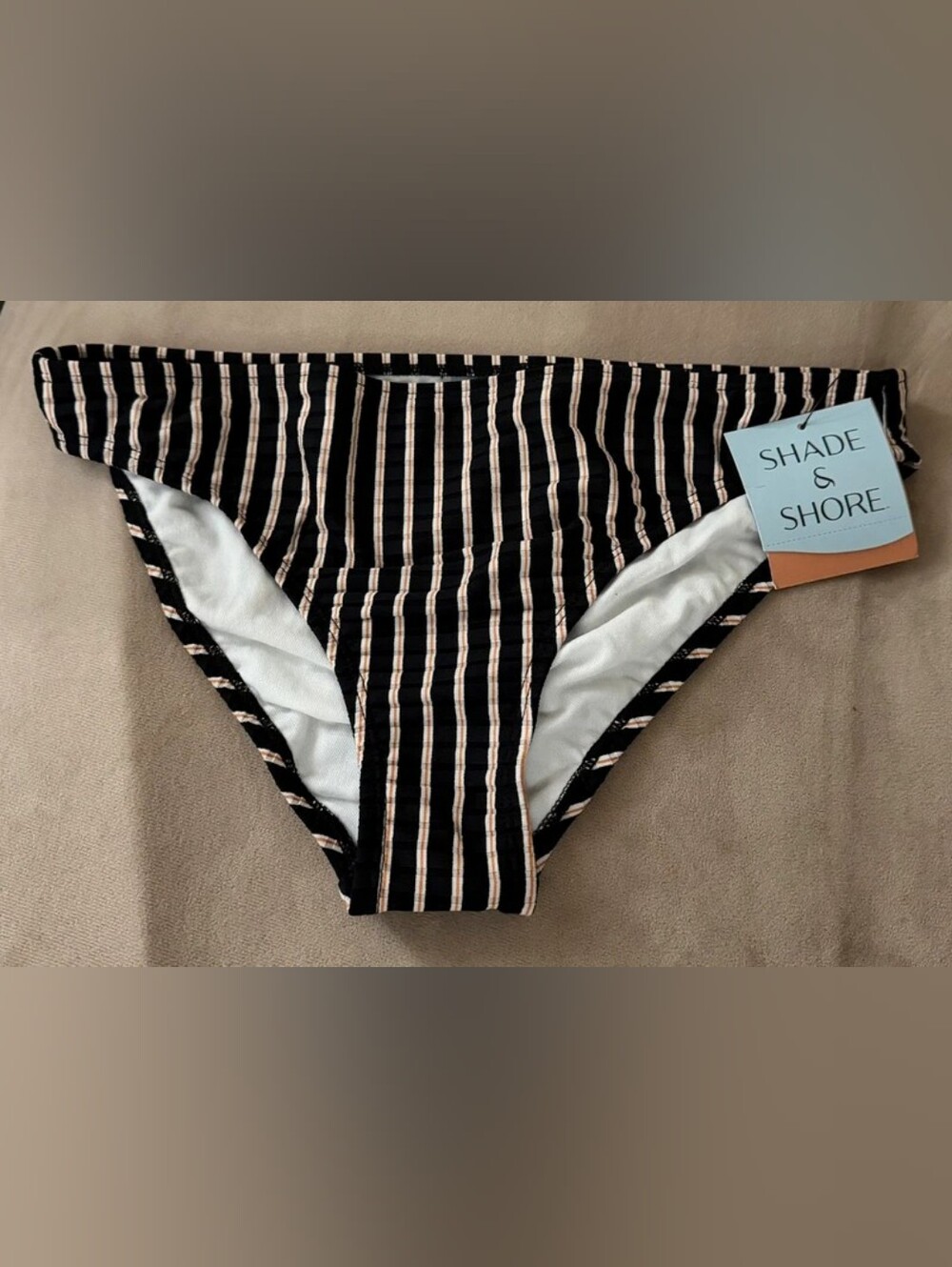 Shade & Shore Red Triangle Lattice Bralette Bikini